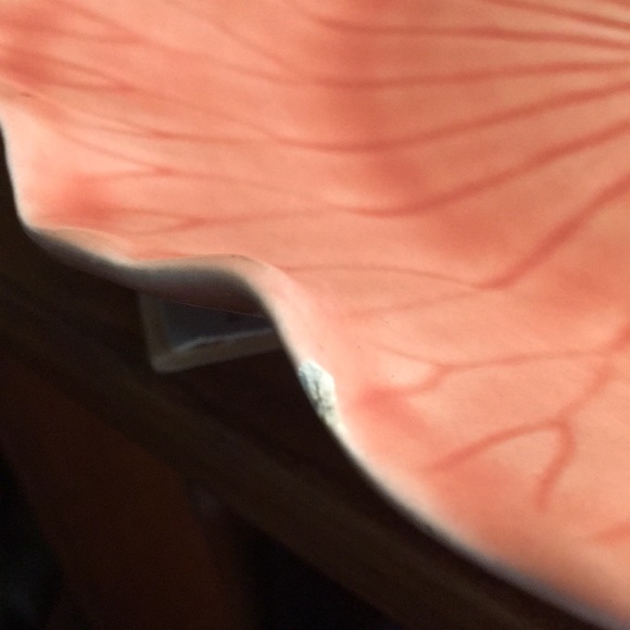 Vintage Poppytrail flower in Apricot, 8” diameter. - Picture 2 of 4